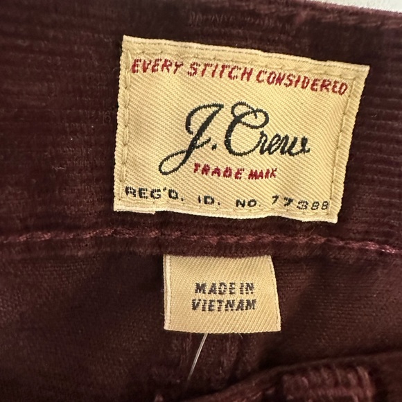 NWT;J crew Stretch Corduroy pants 🪷 - Picture 11 of 12